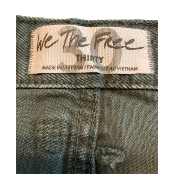 NWT We the Free Makai Ripped Cutoff Denim Short size 30 - Picture 5 of 11